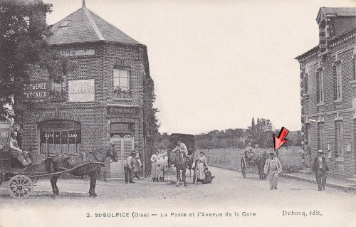 le café de la Gare à Saint-Sulpice (Oise)