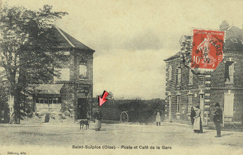 le café de la Gare à Saint-Sulpice (Oise)