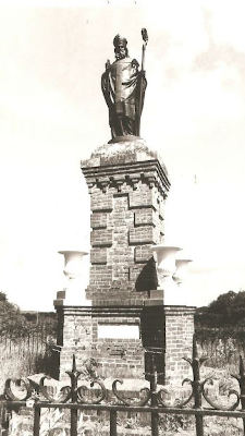 Saint-Sulpice le Pieux - statue à Hautot Saint-Sulpice