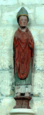 Saint-Sulpice le Pieux - statue à Séraincourt
