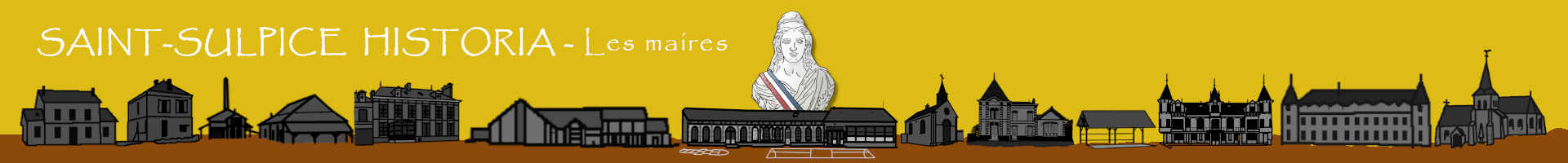 bandeau bâtiments et monuments de Saint-Sulpice