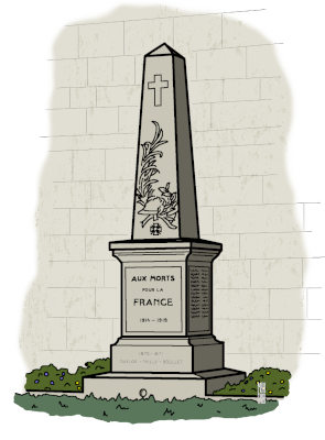 monuments aux morts de Saint-Sulpice dans l'Oise