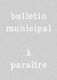 bulletin municipal à paraître