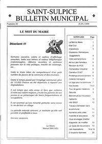bulletin municipal 1999 - 06