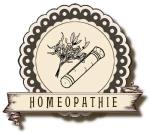 étiquette ronde menu homéopathie