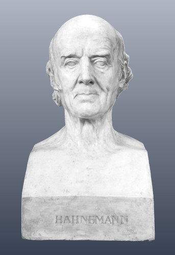 portrait de Samuel Hahnemann - sculpture de David Angers 1837